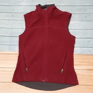 REI Fleece Wine Winter Vest Size XS